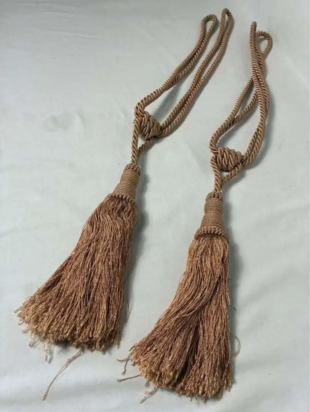 Vintage Mauve tieback tassels